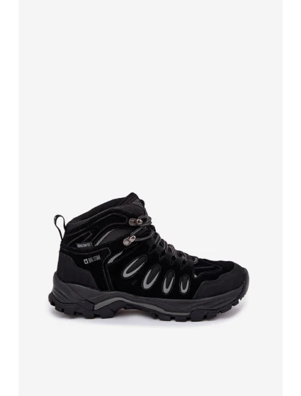 Skórzane Buty Trekkingowe Męskie Big Star OO17433 HI-POLY SYSTEM Czarne