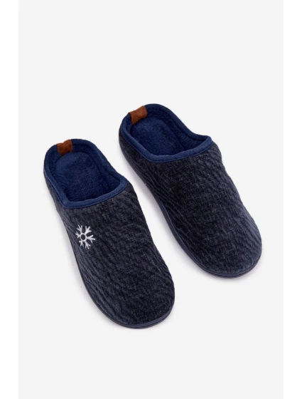 Pánské domácí pantofle tmavě modré model 21821690 - Boto