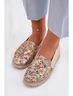 Dámske kožené slip-on topánky Maciejka 03512-67 multicolor