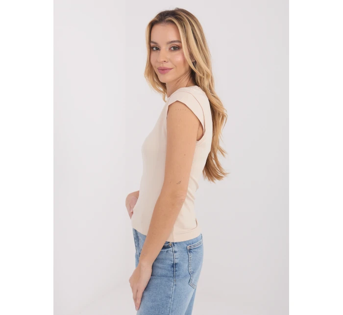 Blúzka PM BZ SF103.36 svetlo béžová