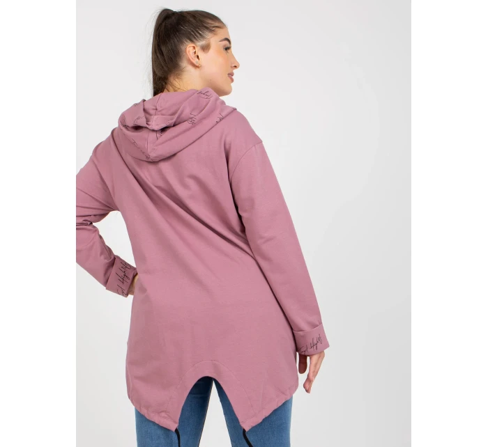 Mikina RV BL 8266.34P tmavo ružová