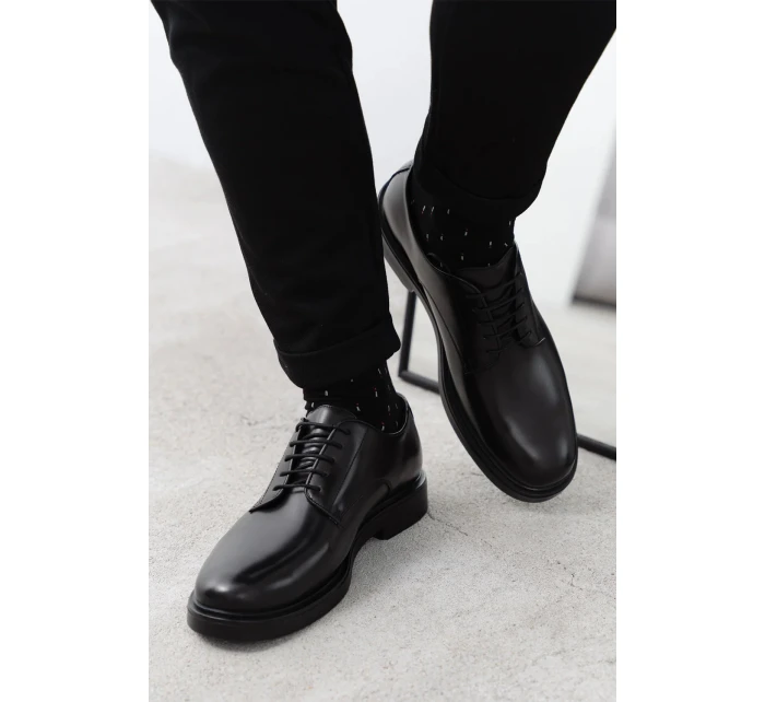 Pánské ponožky model 21780723 černé se vzorem - Steven Pánské ponožky model 21780723 černé se vzorem - Steven