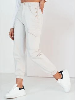 Dámské cargo kalhoty light beige Dstreet model 21973343 - FashionStreet