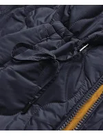 Tmavě oboustranná dámská prošívaná bunda model 15884808 - MHM