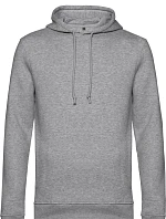 B&C Inspire Hooded_° Pánska mikina s kapucňou 01.U33B melírovaná sivá
