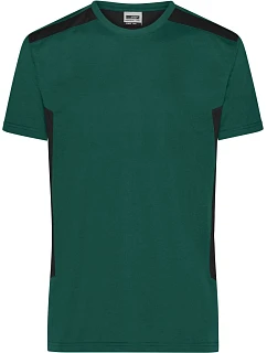 JN 1824 Pánské pracovní tričko Strong model 22532845 dark green/black - Daiber