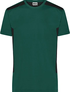 JN 1824 Pánské pracovní tričko Strong model 22532845 dark green/black - Daiber