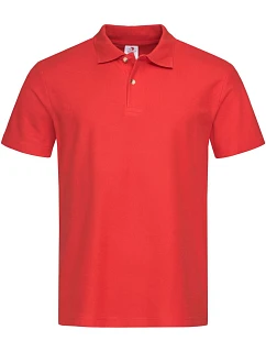 Polo Men Piqué polo model 22477413 scarlet red - Stedman
