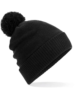 Beechfield B 439 Pletená čiapka „Thermal Snowstar®“ 53.0439 čierna