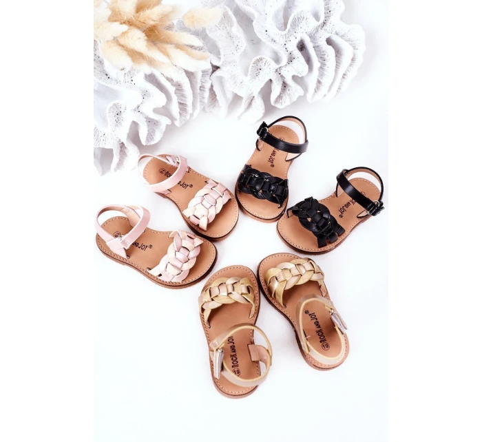 Dětské Sandály S Vzorem Zlaté model 21555451 - Boto Dětské Sandály S Vzorem Zlaté model 21555451 - Boto