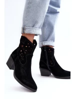 Kožené Boty S D&A Černá model 21636938 - S.Barski Kožené Boty S D&A Černá model 21636938 - S.Barski