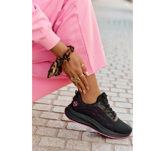 Tenisky Sportovní Boty Dámské Na Platformě Big Star model 21693849 HIPOLY SYSTEM Černé - Big Star Shoes Tenisky Sportovní Boty Dámské Na Platformě Big Star model 21693849 HIPOLY SYSTEM Černé - Big Star Shoes