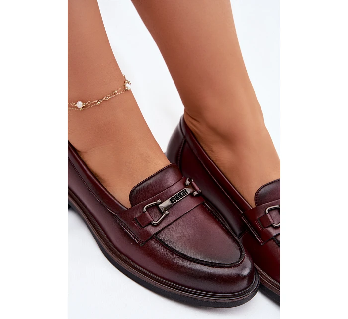 Kožené dámské mokasyny Vinceza 39983 Hnědé