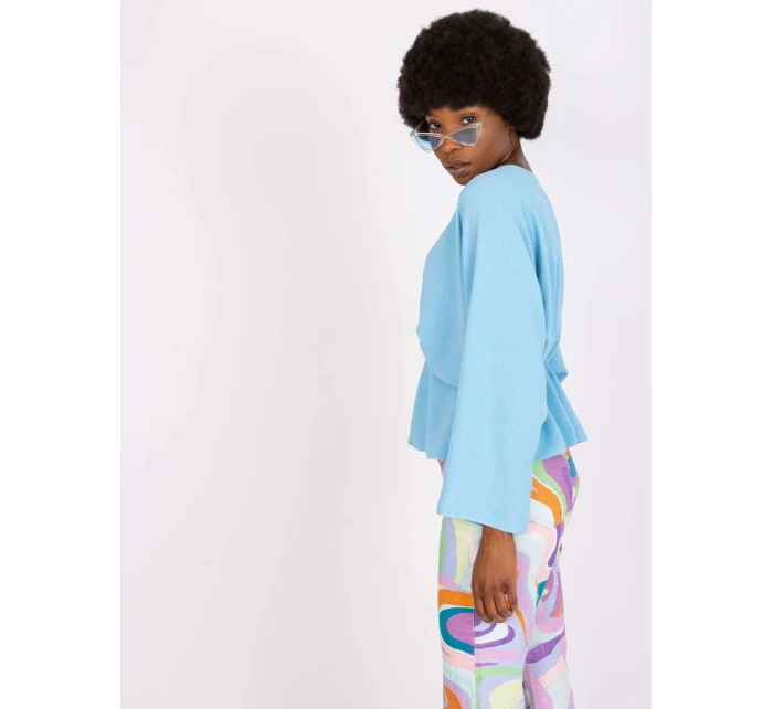 Blúzka DHJ BZ 11979.67 svetlo modrá