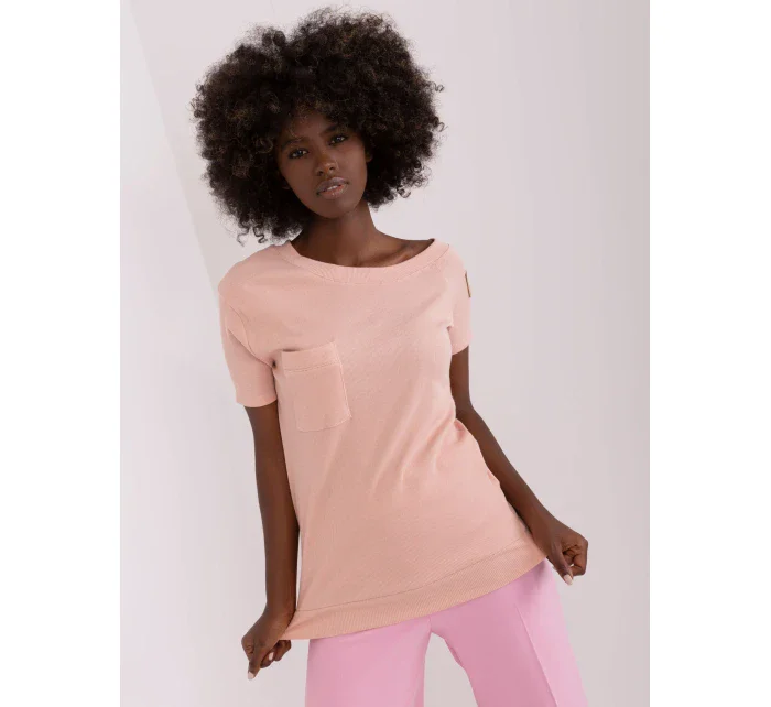 Bluzka TW BZ model 18730005 jasny różowy - FPrice Bluzka TW BZ model 18730005 jasny różowy - FPrice