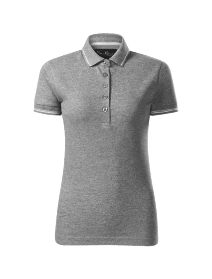 model 20632121 plain polokošile dámská tmavě šedý melír - MALFINI, a.s. model 20632121 plain polokošile dámská tmavě šedý melír - MALFINI, a.s.