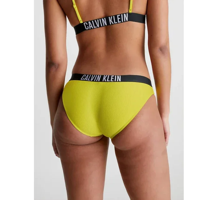 Dámsky spodný diel bikín KW0KW01986 LRF neón. žlté - Calvin Klein