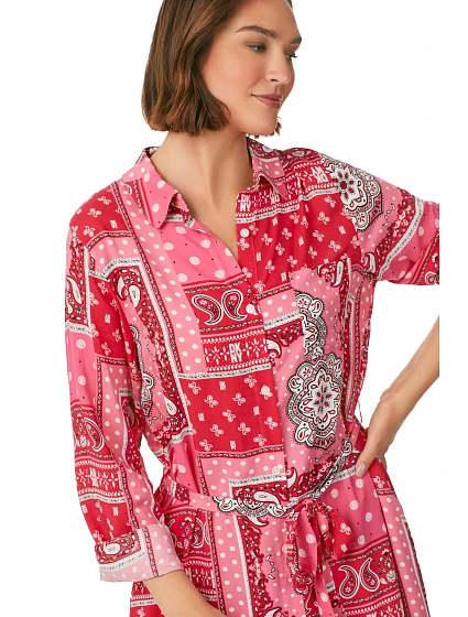 Dámská noční košile růžová model 19908009 - DKNY Dámská noční košile růžová model 19908009 - DKNY