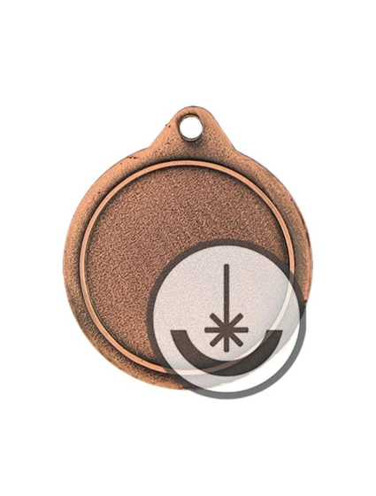 Laserom gravírovaná medaila - RMI