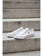 Big Star Damskie Białe Trampki T274022
