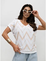 Bluzka RV BZ model 22123697 beżowy - FPrice