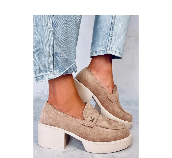 Dámske mokasíny NS382P béžové - Inello