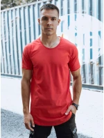 Pánské červené tričko Dstreet model 21978249 - FashionStreet