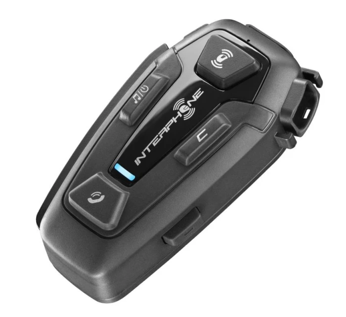 Interkom pre motocykle INTERPHONE U-COM 8R, sada pre 1 prilbu