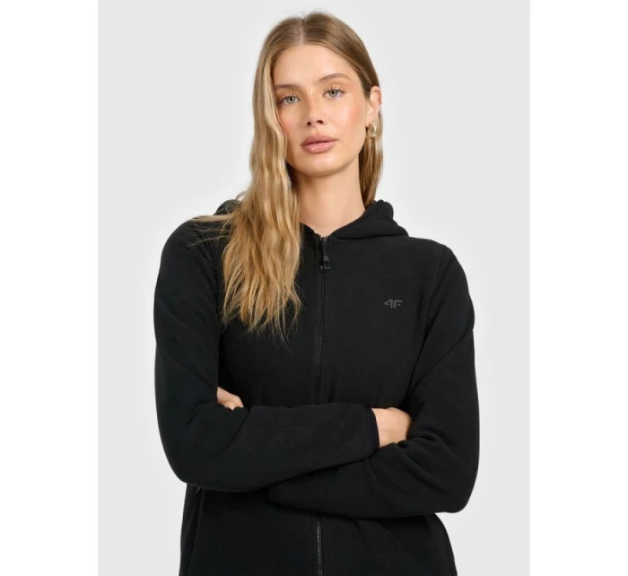 Dámský tenký fleece s kapucí model 21870679 - 4F