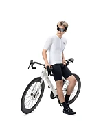 Cyklistický dres model 22114087 krátký rukáv velikost XL bílý - Rockbros