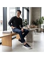 Pánské černé sportovní polobotky model 22097307 - VanHorn Pánské černé sportovní polobotky model 22097307 - VanHorn