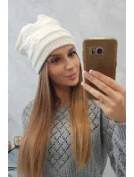 Dámska čiapka Kaja K339 ecru Dámska čiapka Kaja K339 ecru