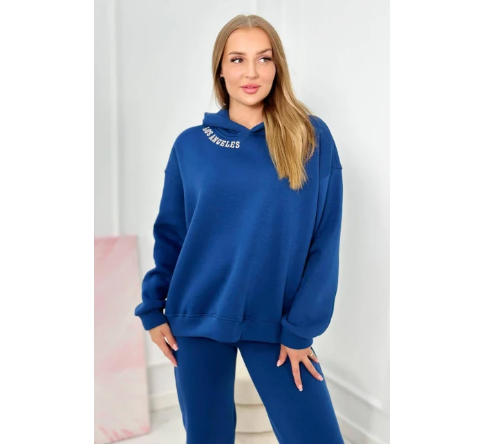 Izolovaná súprava s výšivkou Los Angeles džínsy Izolovaná súprava s výšivkou Los Angeles džínsy