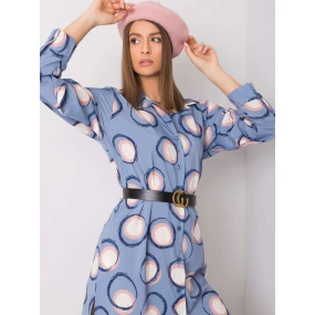 Šaty DHJ SK 12765.11 modrá