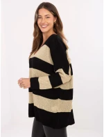 Jumper MI SW 2909.55 čierny a zlatý Jumper MI SW 2909.55 čierny a zlatý