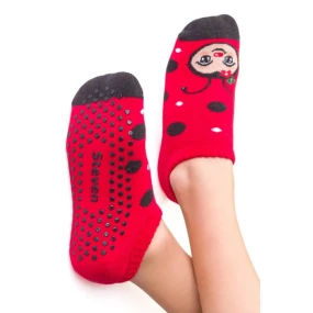 DETSKÉ FROTÉ TOPÁNKY S ABS 134 ČERVENÉ 32-34