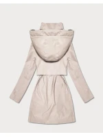 Dámska bunda s rovnou podšívkou Goodlookin light beige (KK60409-5#)