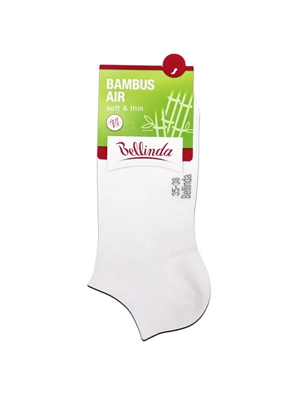 Krátké dámské bambusové ponožky BAMBUS AIR model 15436209 INSHOE SOCKS  bílá - Bellinda