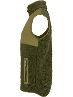 Fleece Vest Men Pánská fleecová vesta Sherpa "TwoTone" moss green model 22453581 - James Harvest