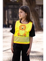 Korntex FUN Detská bezpečnostná vesta 76.FUNY hi vis yellow/elephant Korntex FUN Detská bezpečnostná vesta 76.FUNY hi vis yellow/elephant