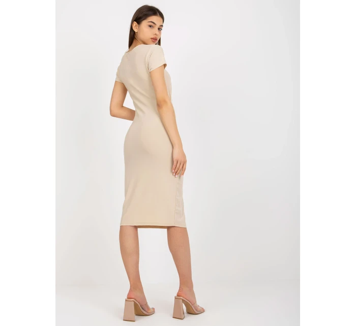 DHJ SK 17253 šaty.38X béžová