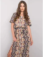 Šaty LK SK model 15440706 béžová - FPrice Šaty LK SK model 15440706 béžová - FPrice