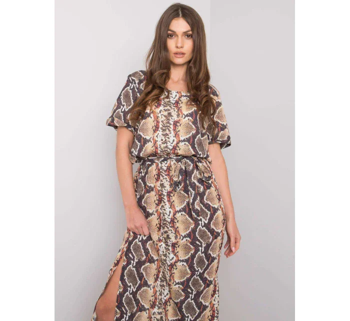 Šaty LK SK model 15440706 béžová - FPrice Šaty LK SK model 15440706 béžová - FPrice