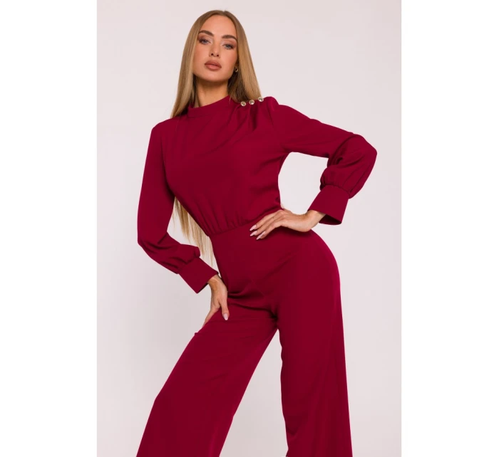 model 21296099 Kombinéza se stojáčkem bordó - Moe