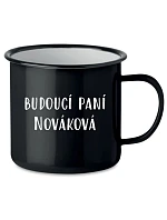 Personalizovaný retro plechový pohár – budúca nevesta Personalizovaný retro plechový pohár – budúca nevesta