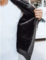 Pánska teplá mikina na zips tmavosivá FashionStreet BX5607 Pánska teplá mikina na zips tmavosivá FashionStreet BX5607