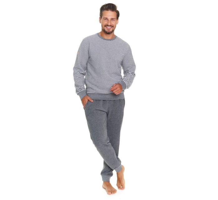 Pánské pyžamo model 21398108 dark grey - Doctornap Pánské pyžamo model 21398108 dark grey - Doctornap