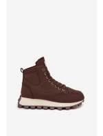 Ocieplane Trapery Damskie Na Platformie Brązowe Marivira Ocieplane Trapery Damskie Na Platformie Brązowe Marivira