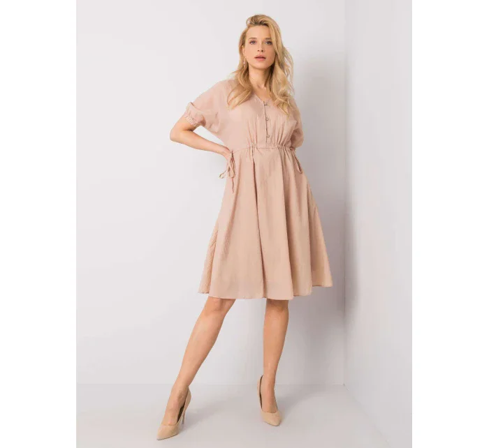 Šaty 217 SK 25663.02 béžová