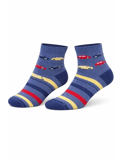 Chlapčenské vzorované ponožky 6-11 rokov U34.P01